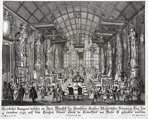 Herrliches Banquet, welches an Ihro Majestät des Römischen Kaysers Allerhöchsten Crönungs-Tag, den 4. October