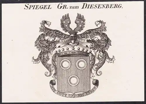 Spiegel Gr. zum Diesenberg - Wappen coat of arms