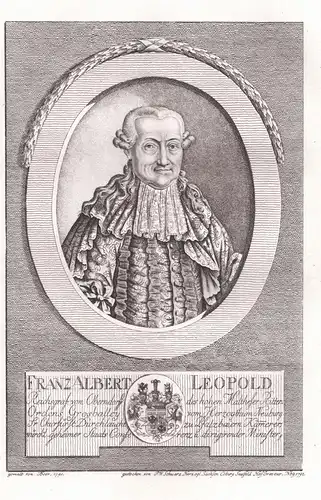 Franz Albert Leopold - Franz Albert Leopold von Oberndorff (1720-1799) Kurpfalz Minister Statthalter Mannheim
