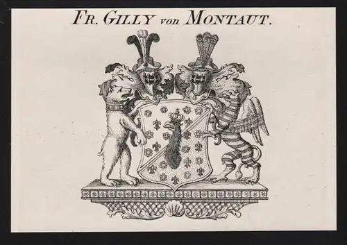 Fr. Gilly von Montaut - Wappen coat of arms