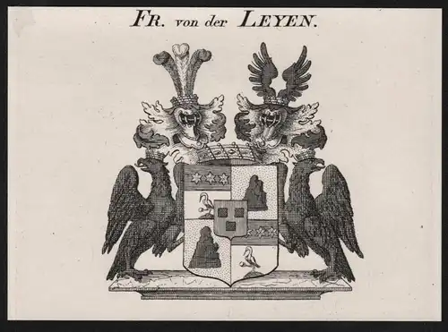 Fr. von der Leyen - Wappen coat of arms