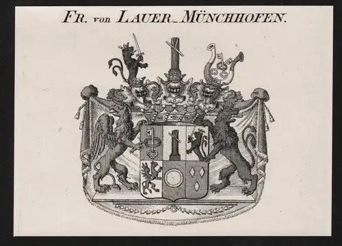 Fr. von Lauer_Münchhofen - Wappen coat of arms