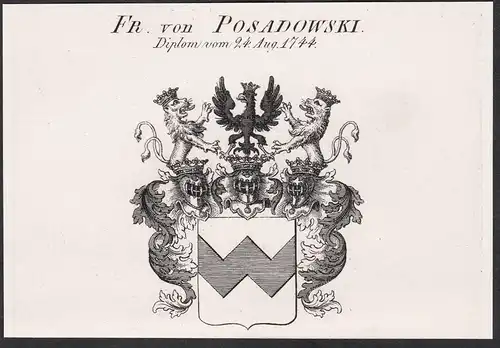 Fr. von Posadowski - Wappen coat of arms