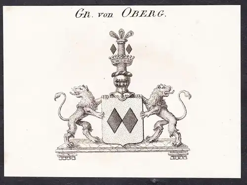 Gr. von Oberg -  Wappen coat of arms