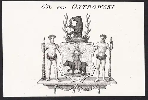 Gr. von Ostrowski -  Wappen coat of arms
