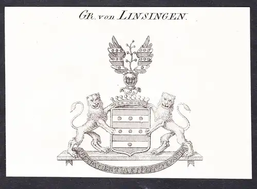 Gr. von Linsingen -  Wappen coat of arms