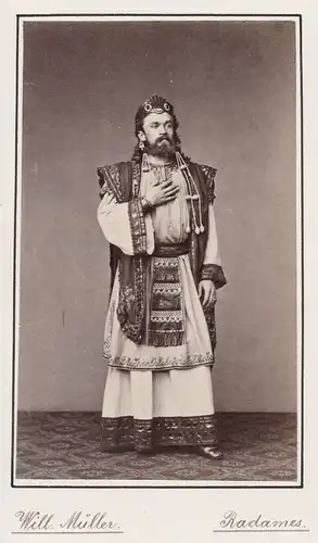 William Müller (1845-1905) - Opernsänger Oper Sänger Portrait Foto Photo vintage