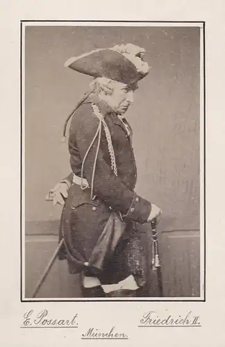 Ernst von Possart (1841-1921) - Theater Schauspieler Portrait Foto Photo vintage