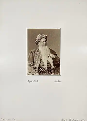 August Förster (1828- ) - Schauspieler Theater Portrait Foto Photo vintage