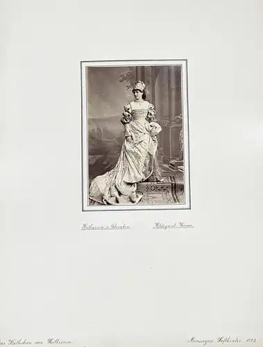 Hildegard Werner - Schauspielerin Theater Portrait Foto Photo vintage