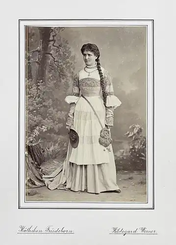 Hildegard Werner - Schauspielerin Theater Portrait Foto Photo vintage