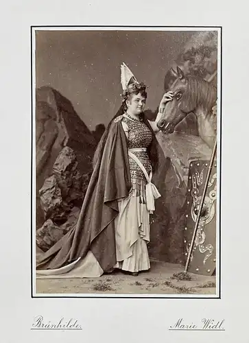 Marie Krämer-Widl (1860-1926) - Opernsängerin Sängerin Oper Stadttheater Theater Portrait Foto Photo vintage