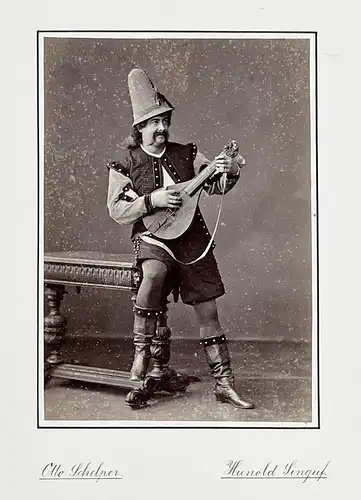 Otto Schelper (1844-1906) - Opernsänger Oper Theater Portrait Foto Photo vintage