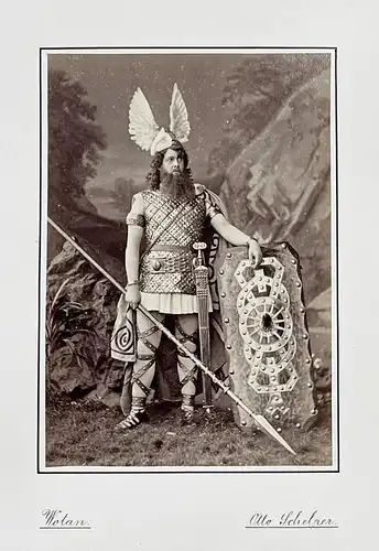 Otto Schelper (1844-1906) - Opernsänger Sänger Oper Theater Portrait Foto Photo vintage