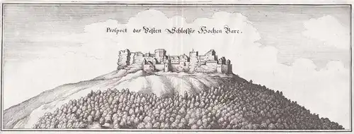 Prospect des Vesten Schlosses Hochen Barr - Chateau du Haut-Barr Burg Hohbarr Saverne Alsace Elsass France Fra