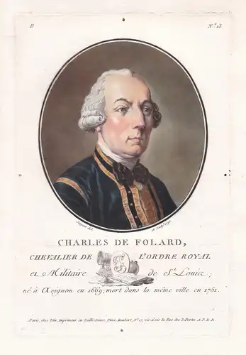 Charles de Folard, chevalier de l'ordre Royal - Jean-Charles de Folard (1669-1752) stratège ingénieur soldier