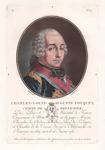 Charles-Louis-Auguste-Fouquet, Comte de Belle-Isle - Charles Louis Auguste Fouquet de Belle-Isle (1684-1761) M