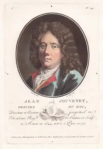 Jean Jouvenet, peintre du roi - Jean-Baptiste Jouvenet (1644-1717) peintre Maler painter Portrait