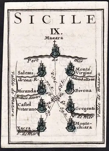 Sicile IX - Sizilia / Sicily / Sizilien / Italia / Italy / Italien / map / Karte