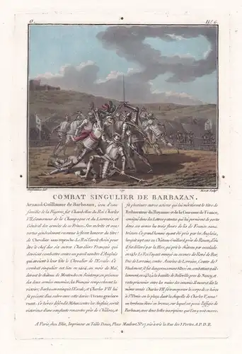 Combat singulier de Barbazan - Arnaud Guillaume de Barbazan (1360  1431) conseiller premier chambellan counse