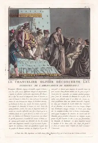 Le Chancelier Olivier deconcerte les intrigues de l'Ambassadeur de Ferdinand I. - Ferdinand I, Holy Roman Empe