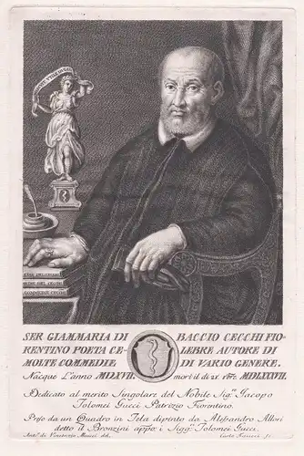 Ser Giammaria di Baccio Cecchi Fiorentino... - Giammaria Cecchi (1517-1587) Firenze Italian poet dramatist Dic