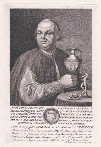 Ant.o Francesco di Carlo Giacinto Gori, Sacerdote, Antiquario, e Letterato.... - Antonio Francesco Gori (1691-