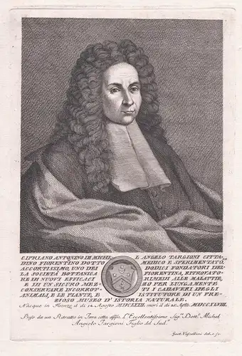 Cipriano Antonino di Michel Angelo Targioni... - Cipriano Targioni (1672-1748) scientific instrument maker Ita