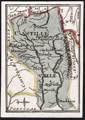 Castille Nouvelle - Castilla-La Mancha Toledo / Espana Spain Spanien / Karte map mapa