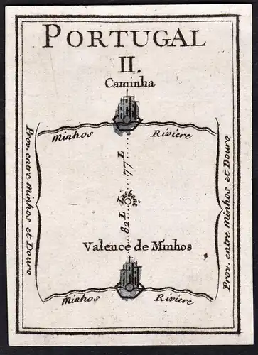 Portugal II - Caminha / Portugal / Karte map mapa