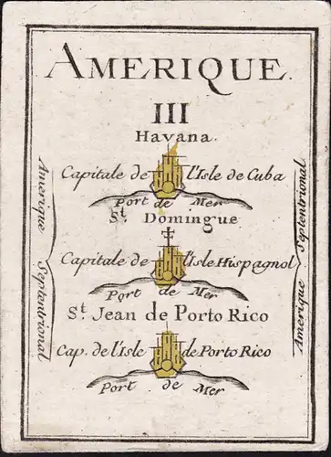 Amerique III - Havana Habana Cuba Kuba / Puerto Rico / Santo Domingo de Guzmán Dominican Republic / Central Am