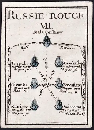 Russie Rouge VII - Ukraine / Rotrussland Rotruthenien Red Ruthenia / Karte map carte