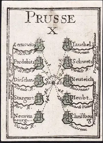 Prusse X - Polska Poland Polen / Karte map carte