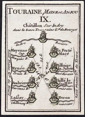 Touraine, Maine et Anjou IX - Ambrieres Lassay-les-Chateaux Le Ferte-Mace Villaines-la-Juhel Sille-la-Guillaum