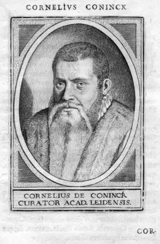 Cornelius de Coninck Leiden Holland Portrait Kupferstich gravure