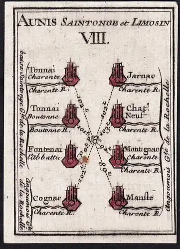 Aunis Saintonge et Limosin VIII - Tonnai Jarnac Fontenai Chateauneuf Montignac Cognac / Saintonge Angoumois Li