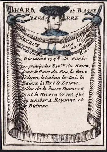 Bearn et Basse Navarre / Oleron - Oleron ile / Nouvelle-Aquitaine / France Frankreich / map Karte carte