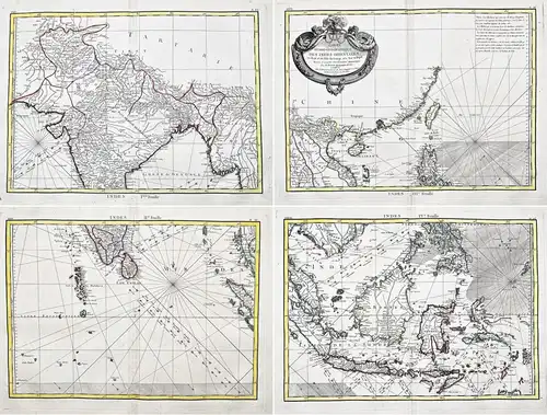 Carte Hydro-Geo-Graphique des Indes Orientales en deca et au dela du Gange avec leur Archipel.... - South East