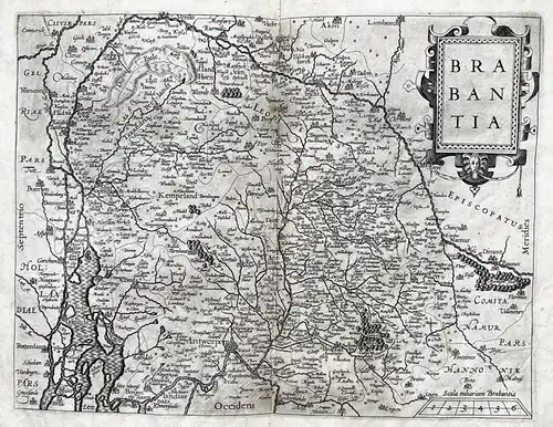 Brabantia - Brabant / Belgien Belgium Belgique / map Karte carte