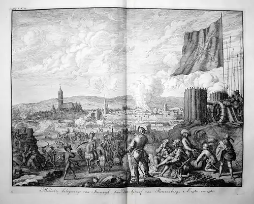Mislukte belegeringe van Steenwyk, door den Graaf van Rennenberg, A. 1580. en 1581. - Steenwijk Overijssel bel