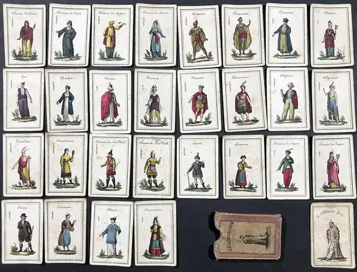 (Le Célibataire forcé) - costumes / playing cards / Spielkarten / cartes à jouer / Kartenspiel jeu card deck g
