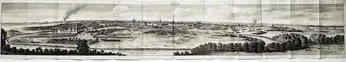Moskow - Moscow Moskau Moscou Russia Russland Russie Panorama map Karte
