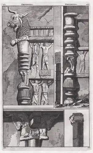 Ornemens. / Ornemens. - Persepolis Ornemens ornaments Ornamente Artaxerxes III Persepolis Iran Architektur arc