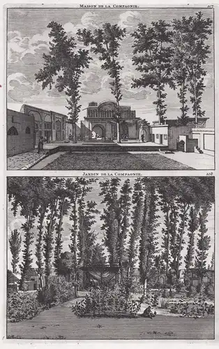 Maison de la Compagnie / Jardin de la Compagnie - Iran Persia Persien Oostindische Compagnie Dutch East India