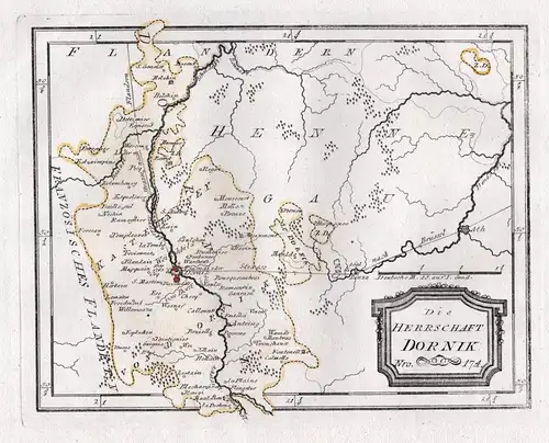 Die Herrschaft Dornik. Nro. 174 - Tournai Pecq Antoing Peronnes Belgien Belgium Belgique