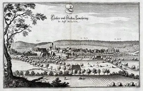 Closter und Flecken Lamspring im Stifft Hildesheim. - Lamspringe LK Hildesheim Niedersachsen