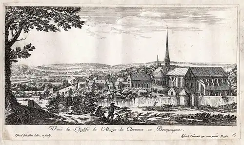 Veue de l'Eglise de l'Abaye de Clervaux en Bourgongne - Abbaye de Clairvaux Ville-sous-la-Ferte Aube Grand-Est