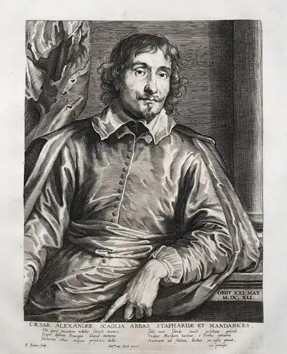 Caesar Alexander Scaglia Abbas Staphardae et Mandanices... - Cesare Alessandro Scaglia (1592-1641) Italien cle