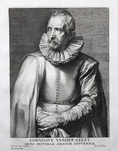 Cornelius Vander Geest - Cornelis van der Geest (1555-1638) Antwerp merchant art collector Kunstsammler Händle