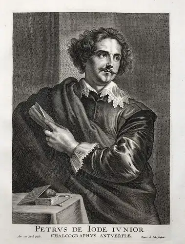 Petrus de Jode Junior - Pieter de Jode (1606-1674) Kupferstecher engraver Portrait